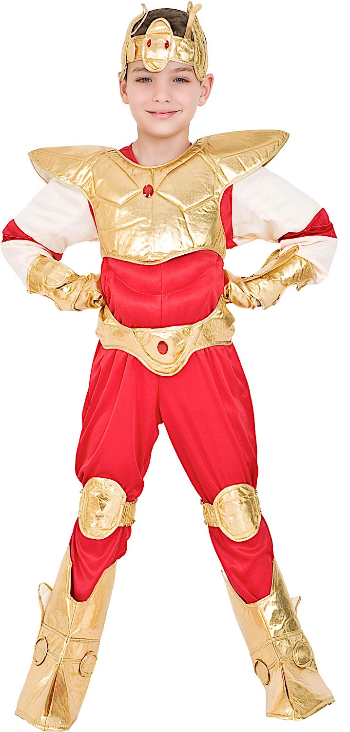 Costume carnevale - CAVALIERE ORO BABY